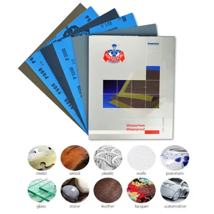 Germany MATADOR High Quality Waterproof Latex Paper Silicon Carbide Abrasives Sandpaper Sheets #180-#7000