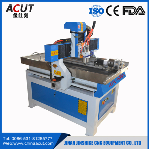 Mini Advertising Cnc Router Cheap Lathe Engraving ACUT-6090