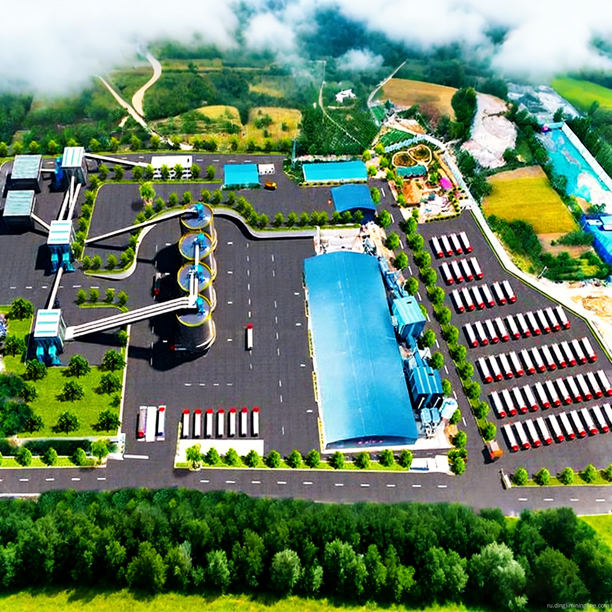 Конфигурируемая модульная линия дробления медной руды с высоким временем безотказной работы