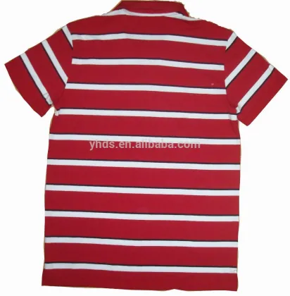 High quality strip polo t shirt,new design polo shirt,polo man,polo women from China