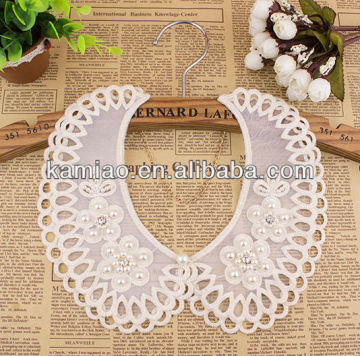 fashion jewelry beaded lace false bib collar necklace