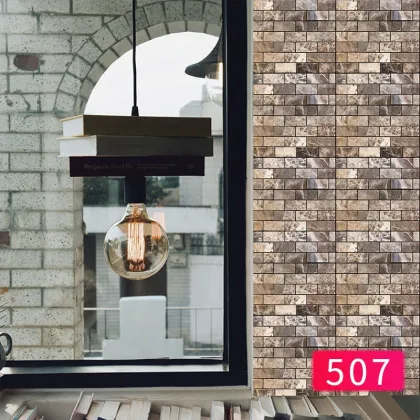 3D Wall Tile Stickers - Simple Waterproof Self-Adhesive Vinyl Wallpaper