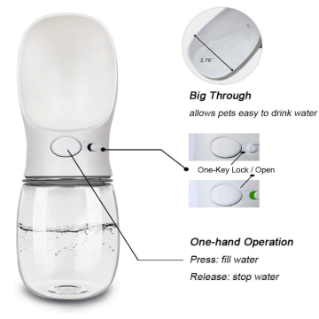 कुत्ते बिल्लियों 12oz यात्रा पेय बोतल