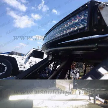 288w Cree 4x4 Curve Led Light Bar 50 Inch Ip68 4x4 Atv Curved led bar