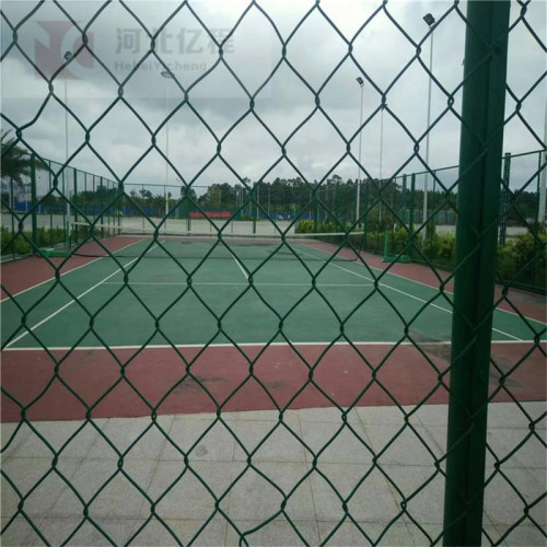 Chain link wire mesh PVC coated link fence