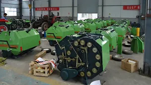 Agro machine small round hay baler for mini tractor