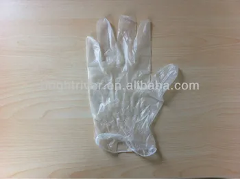 white PVC gloves disposable glove pvc vinyl glove