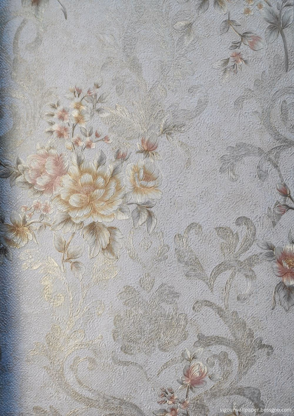 flower pvc wallpaper