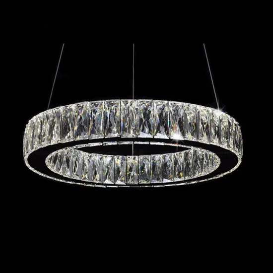 ajustable decorative led crystal hanging chandelier