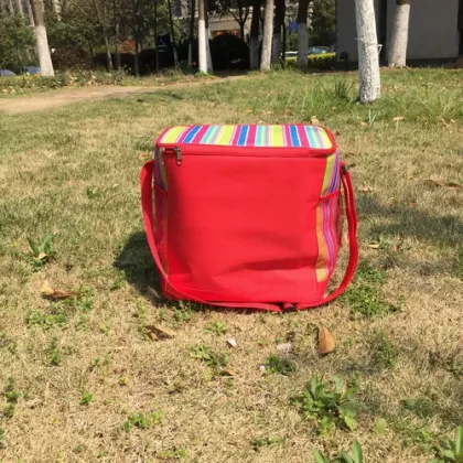 Promotional Vertical Stripe Henkel Cooler Bags - 20L