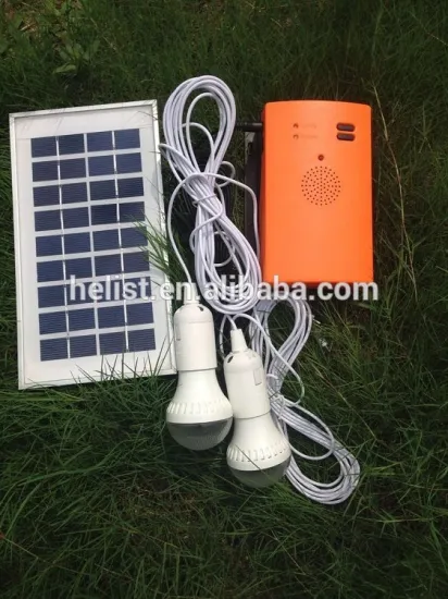 China suppier Helist 2 pcs LED Bulbs 10W home solar lighting system for indoor