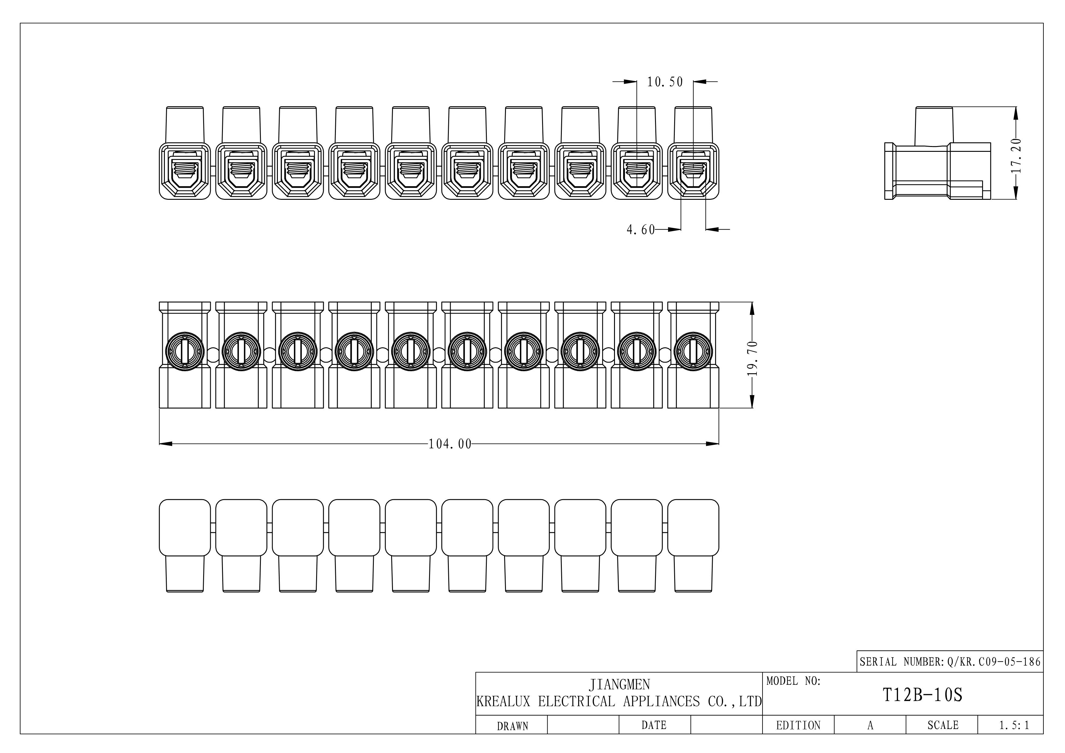 Beleks PC Screw Fix Terminal Blocks