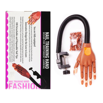 Silicone Prosthetic Finger Tips - Adjustable Practice Hand Model for Art and Nail Training
