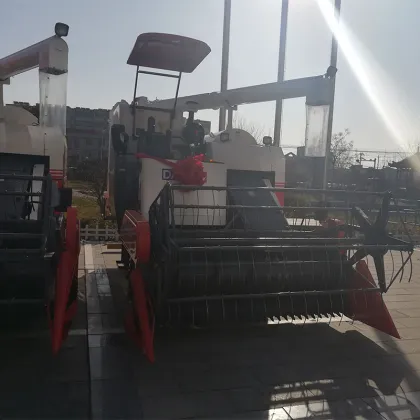 feeding volume 5kg/s rice combine harvesting with ac