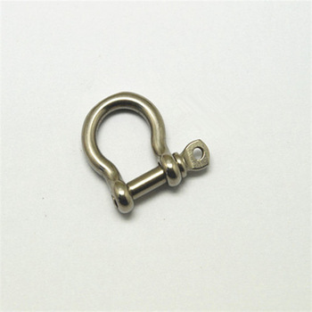 Mini stainless steel adjustable bow shackles with clevis pin