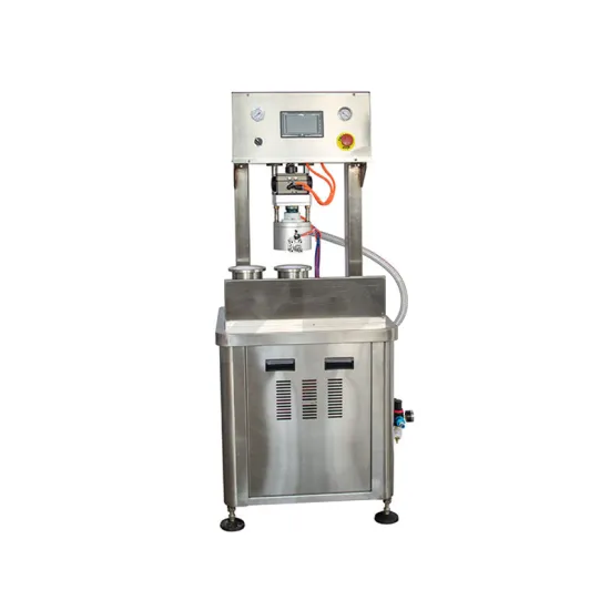 GJV-20 Glass 2 Bottle Jar Vacuum Capping Machine