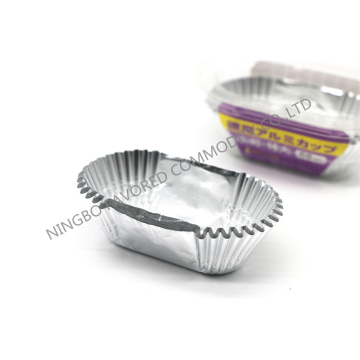 Aluminium cup liner XL oval