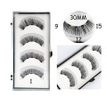 Magnetic Eyelashes 4 pieces magnetic lashes set natural magnetic eyelashes Supplier