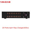 4 USB Type-C ports 16 USB Type-A ports