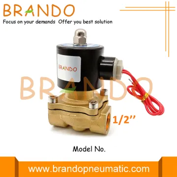 2W160-15 UW-15 1/2'' Semi Direct Brass Solenoid Valve