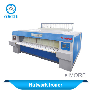 Five Star Hotel Gas Heat Roller Chest Type Flat Ironing Machine