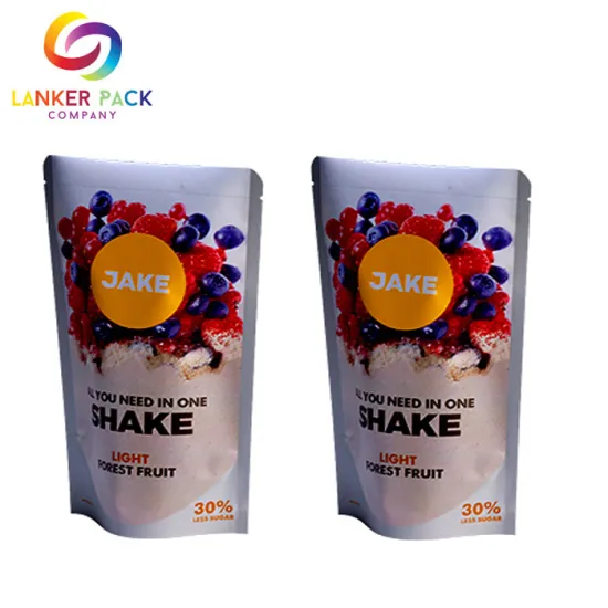 BRC Printing Custom Shaped Plastic Food Pouches