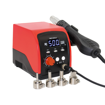 750W 858D Hot Air Gun LED Digital BGA Rework Soldering Station Kit