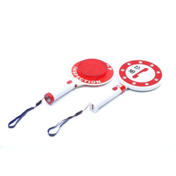 Rechargeable Traffic Control Baton Signs with Single and Double Side Display