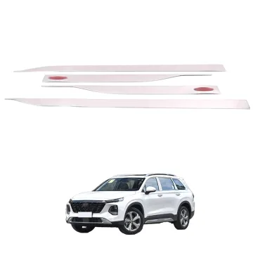OEM Stainless Steel Chrome Exterior Accessories for Hyundai Santa Fe Side Door Protection Trim Strips