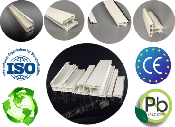 Plastic Building Material Extruded PVC Profiles