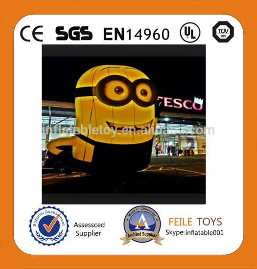 Hot selling & high quality /cheap inflatable dispicable me minion Cartoon for advertising