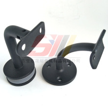 Outdoor Steps Handrail Black Steel Tube Handrail Kit