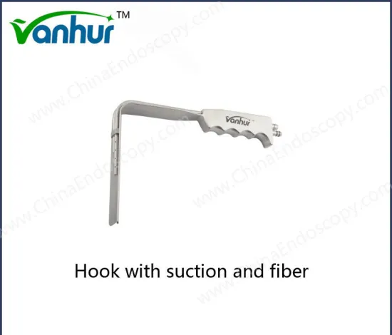 Hook with Suction and Fiber of Gynecology Instruments