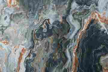 Blue-Gray Flowing Marble Stone Decorative Paper