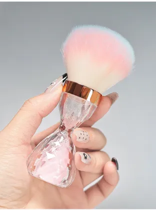 Qianya 2024 Tiktok Ins Hourglass Nail Brush
