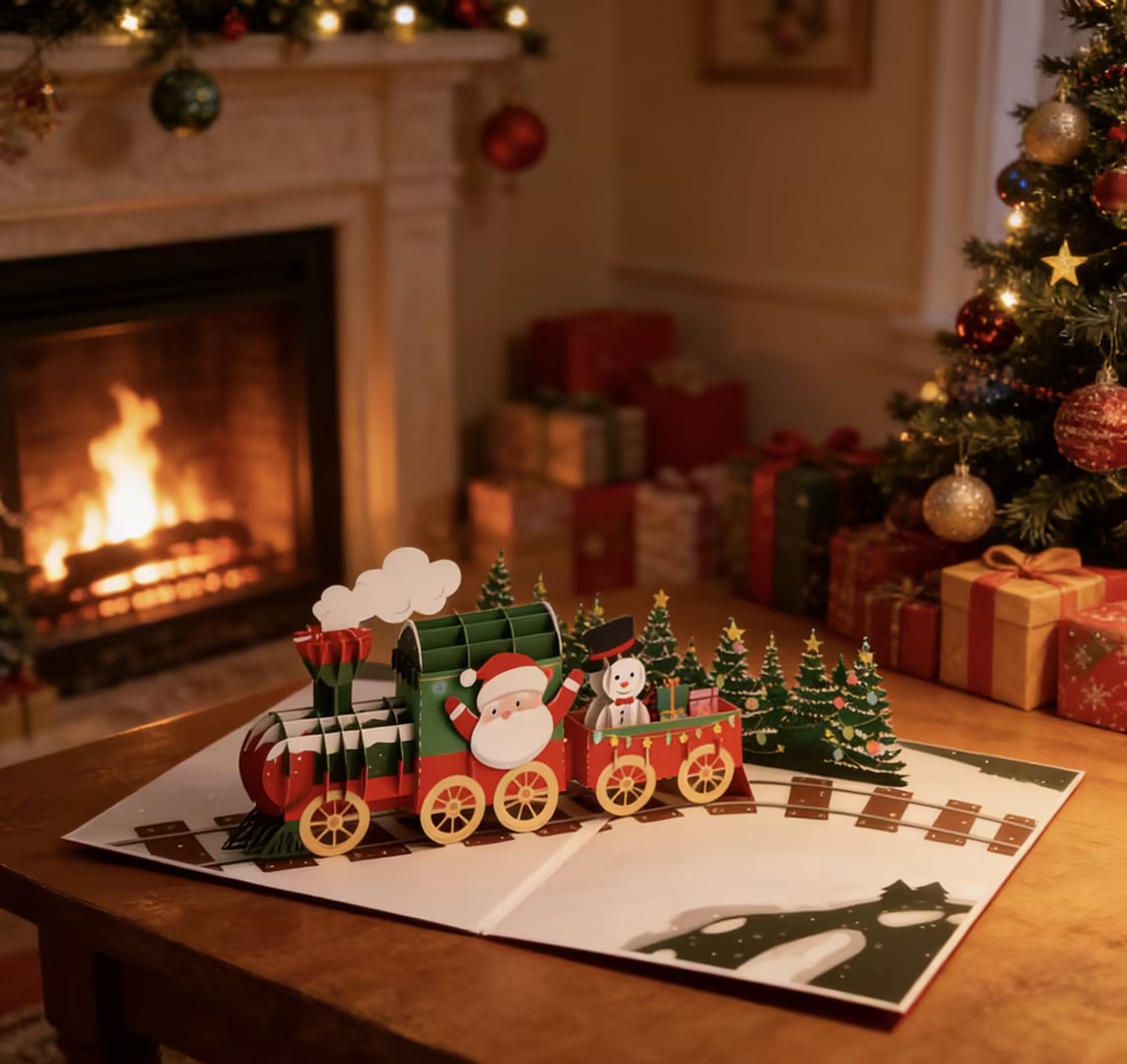 Festival pop-up card