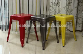 2016 Replica Metal Folding Chair Vintage Industrial Metal Side Chair / Restaurant Stackable Metal Chair CL - 31320 - 18
