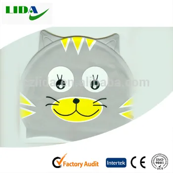 Kids swim cap swimming cap,Waterproof silicone swimming caps
