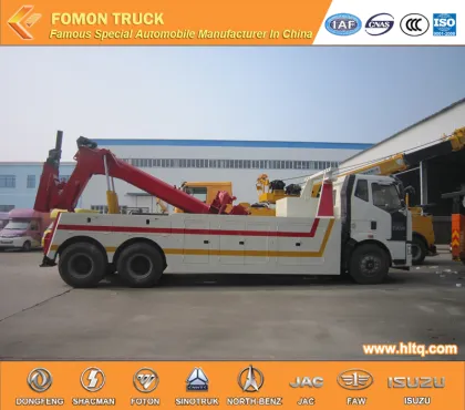 FAW 6X4 heavy rescue trucks