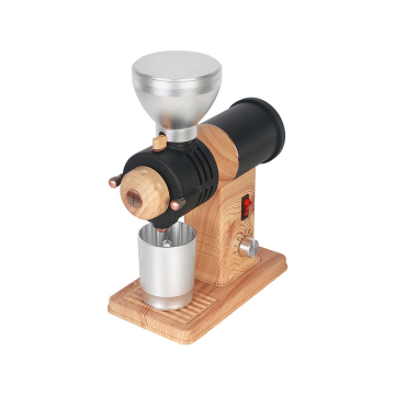 Electric Coffee Grinder with Adjustable Speed and Luxury Aluminum Cup