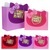 2015 Custom branded paper bags for clothing and shopping, hello kitty paper gift bags in various colors