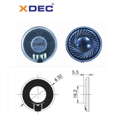 32mm 8ohm 94DB voice intercom speaker