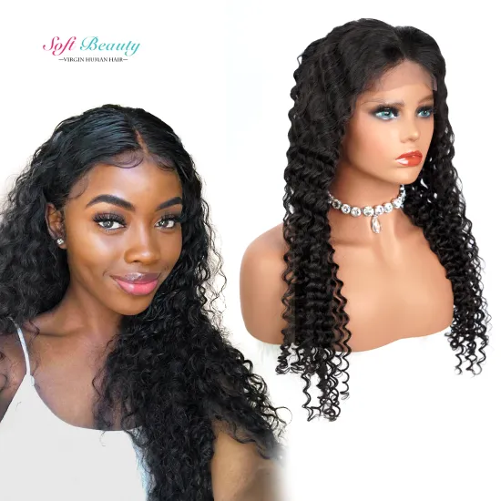 Natural Hair Wholesale Brazilian Upart Short 613 Front HD Closure for Black Women Pre Plucked Bleached Knots Human Hair Lace Wig