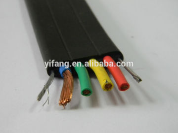 annealed flexible copper conductor rubber insulated flat cable