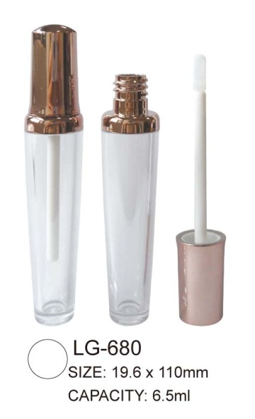 Plastic Empty Cosmetic Lipgloss Tube