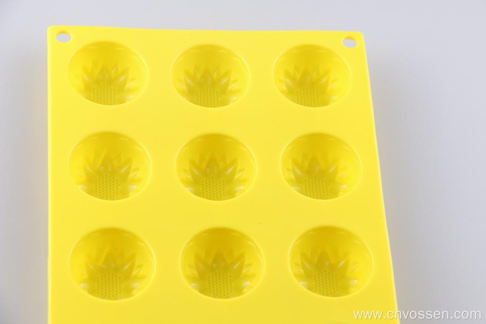 15-cavity Different Shapes Silicone Flower Baking Mold