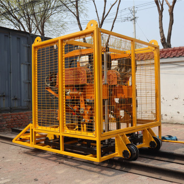 Automatic rail tamping machine for track ballast tamping work