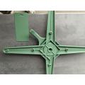 D680x720 mm odlew aluminiowy zielony matowy złożony wysoki i niski stopy