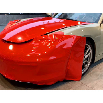 Crystal Gloss Lava Orange Car Wrap Wrap Vinyl