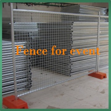 2.4mx2.1m Australian standard heavy duty hot dipped galvanized mobile fencetemporary fence temporary event fence